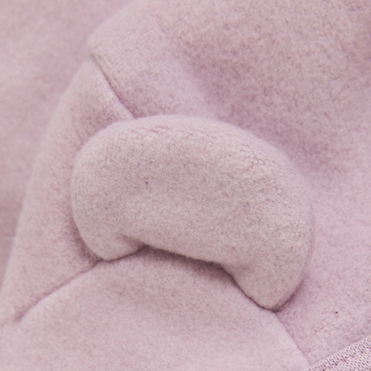 Huttelihut Deauville Mauve Jakke Ears Bomuld Fleece