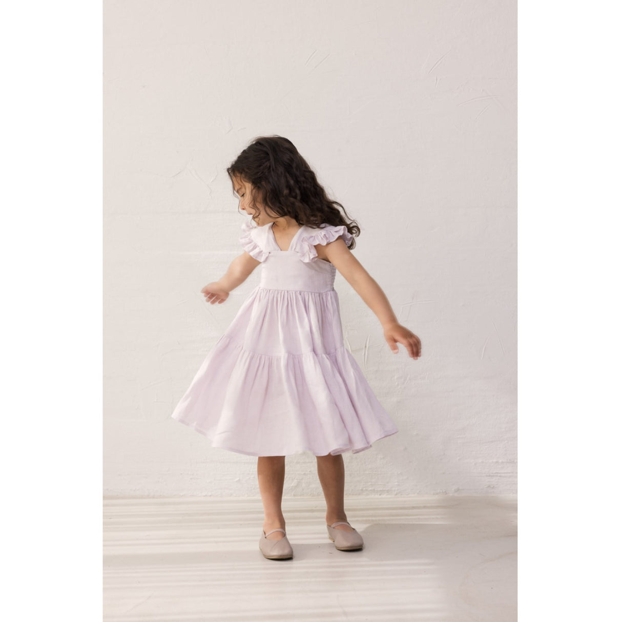 MarMar Linen Sweet Violet Dalani Kjole