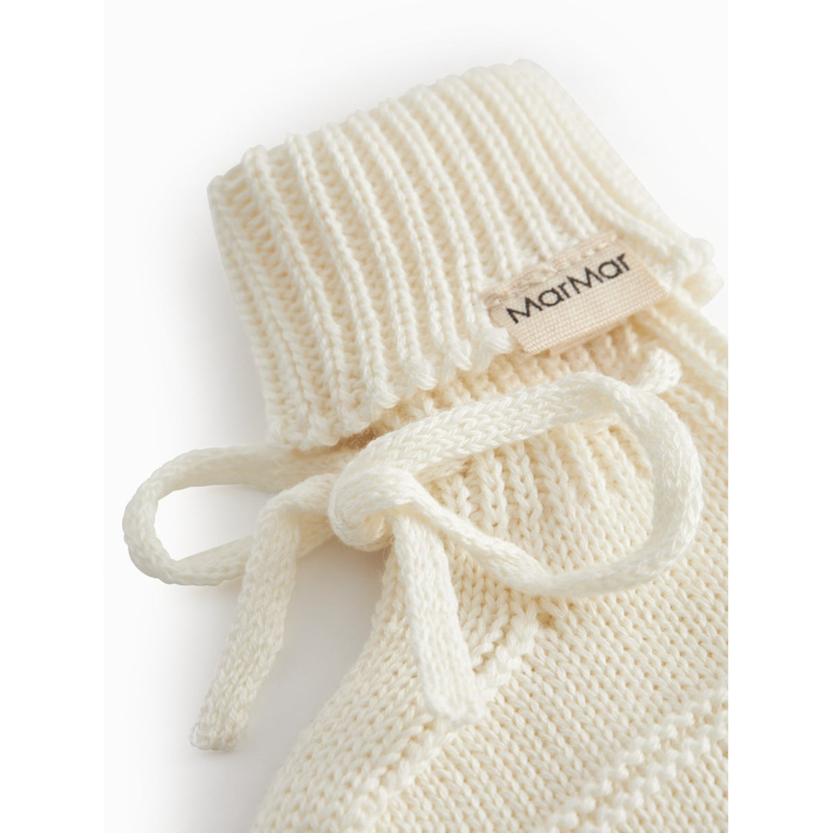 MarMar Newborn Modal Mix Mini Dots Gentle White Abootie Booties