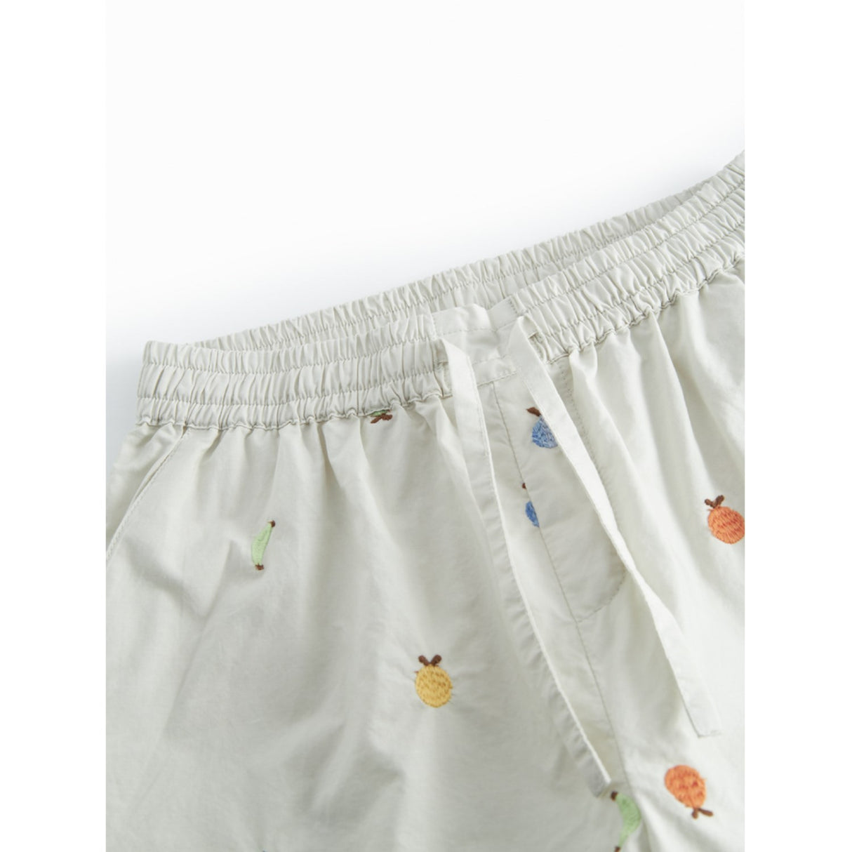 MarMar Poplin Fruit Emb Pinon Shorts
