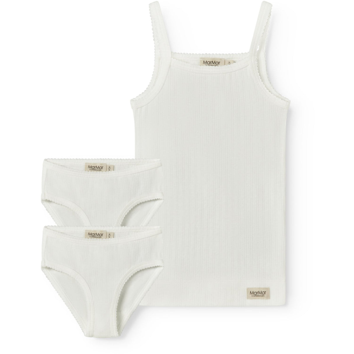 MarMar Modal Pointelle Gentle White Undertøj Sæt