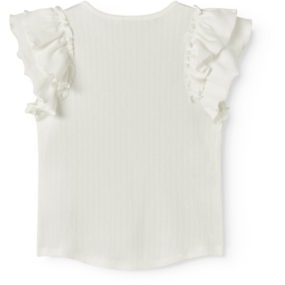 MarMar Modal Pointelle Gentle White Tavora Flæse T-shirt