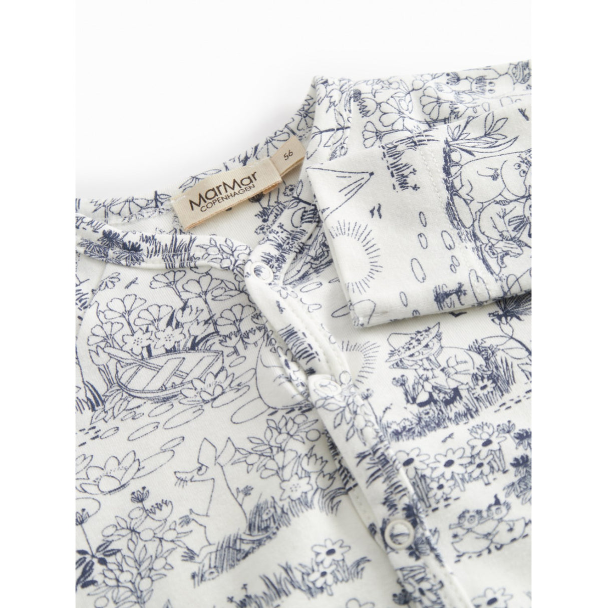 MarMar Newborn Modal Smooth Print Moominvalley Renas Heldragt