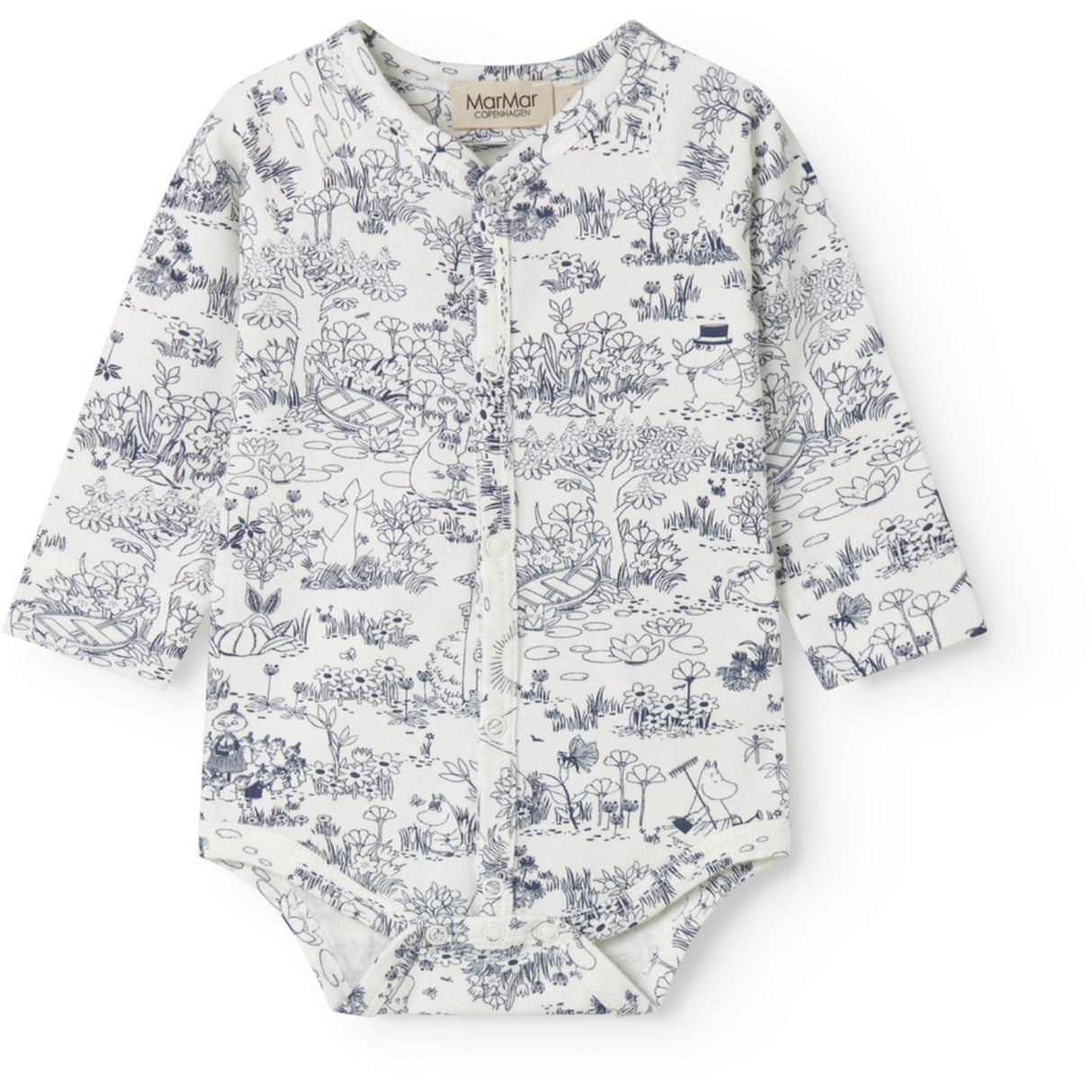 MarMar Newborn Modal Smooth Print Moominvalley Bruno Body