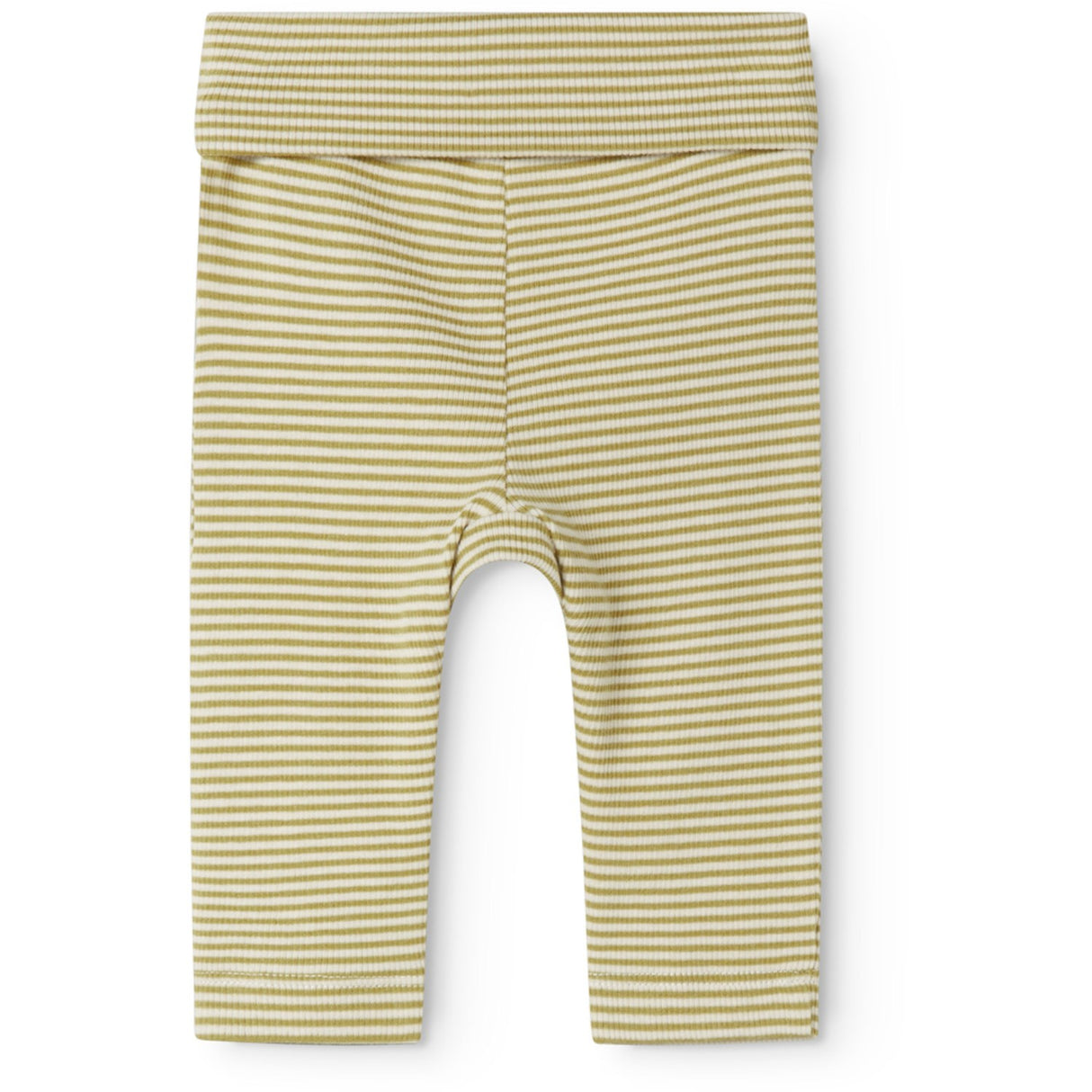 MarMar Newborn Modal Fine Rib Olive Stripe Piva Bukser