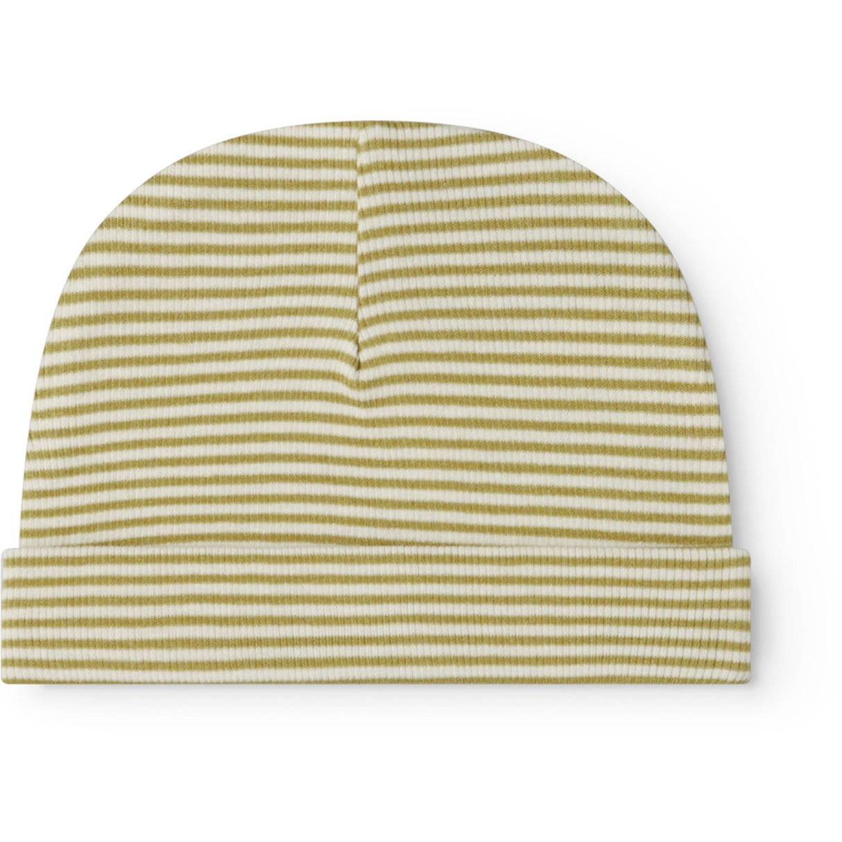 MarMar Newborn Modal Fine Rib Olive Stripe Aiko Hue