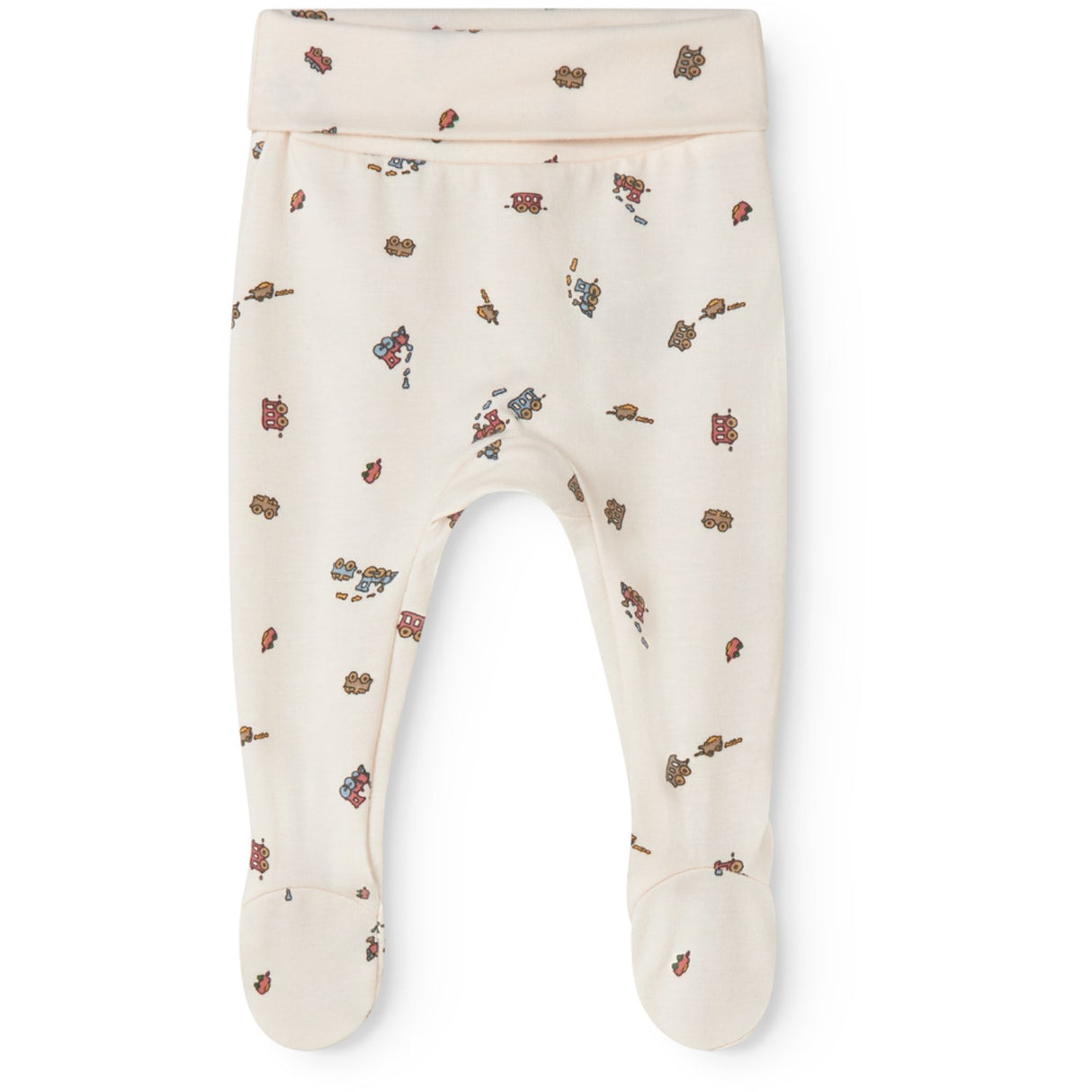 MarMar Newborn Modal Smooth Print Trains Pixa Bukser