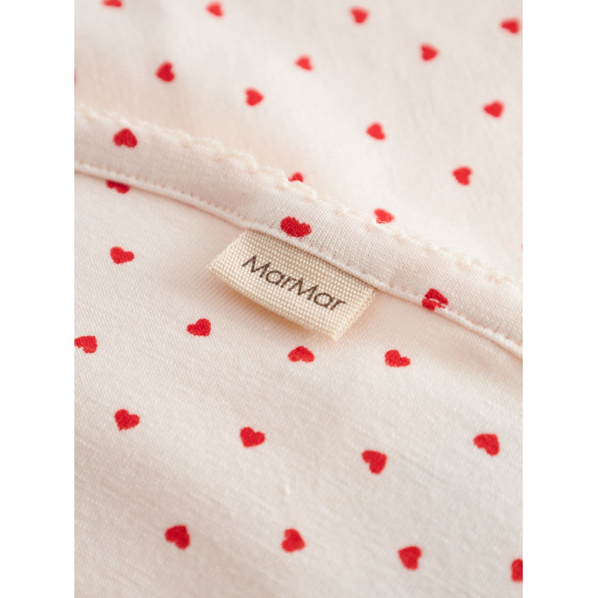 MarMar Newborn Modal Smooth Print Happy Hearts Alida Tæppe