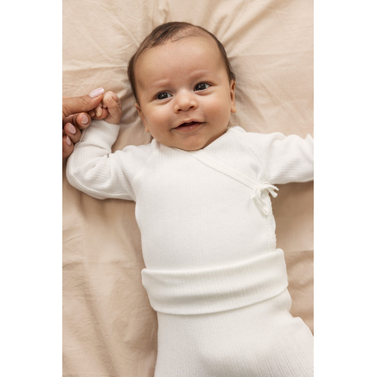 MarMar Newborn Modal Pointelle Gentle White Belita Body