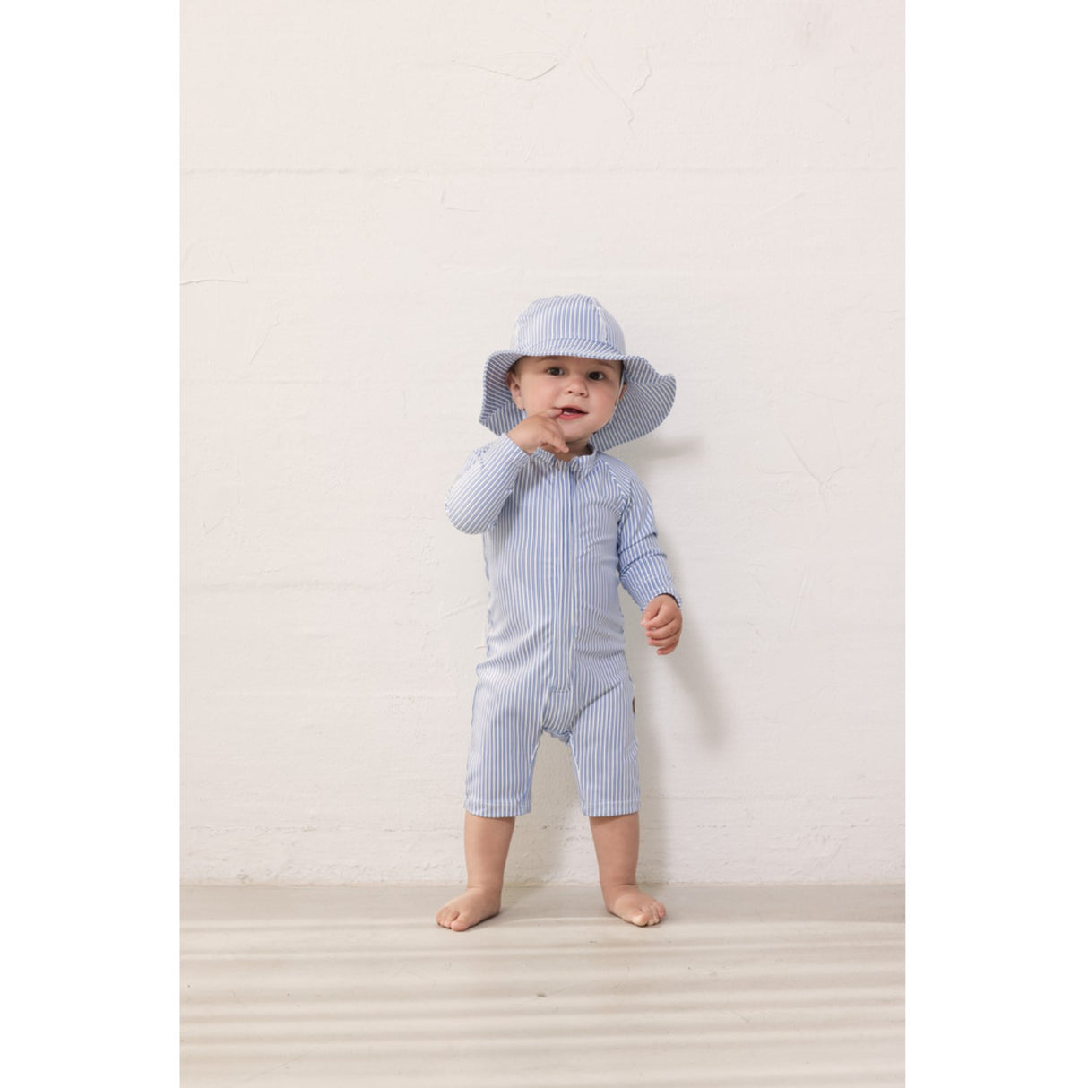 MarMar Swim Print Bolich Blue Stripe Swal Dragt