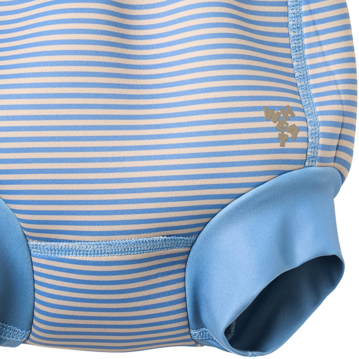 Wheat Blue Swim Stripe Neoprene Badebukser Anker