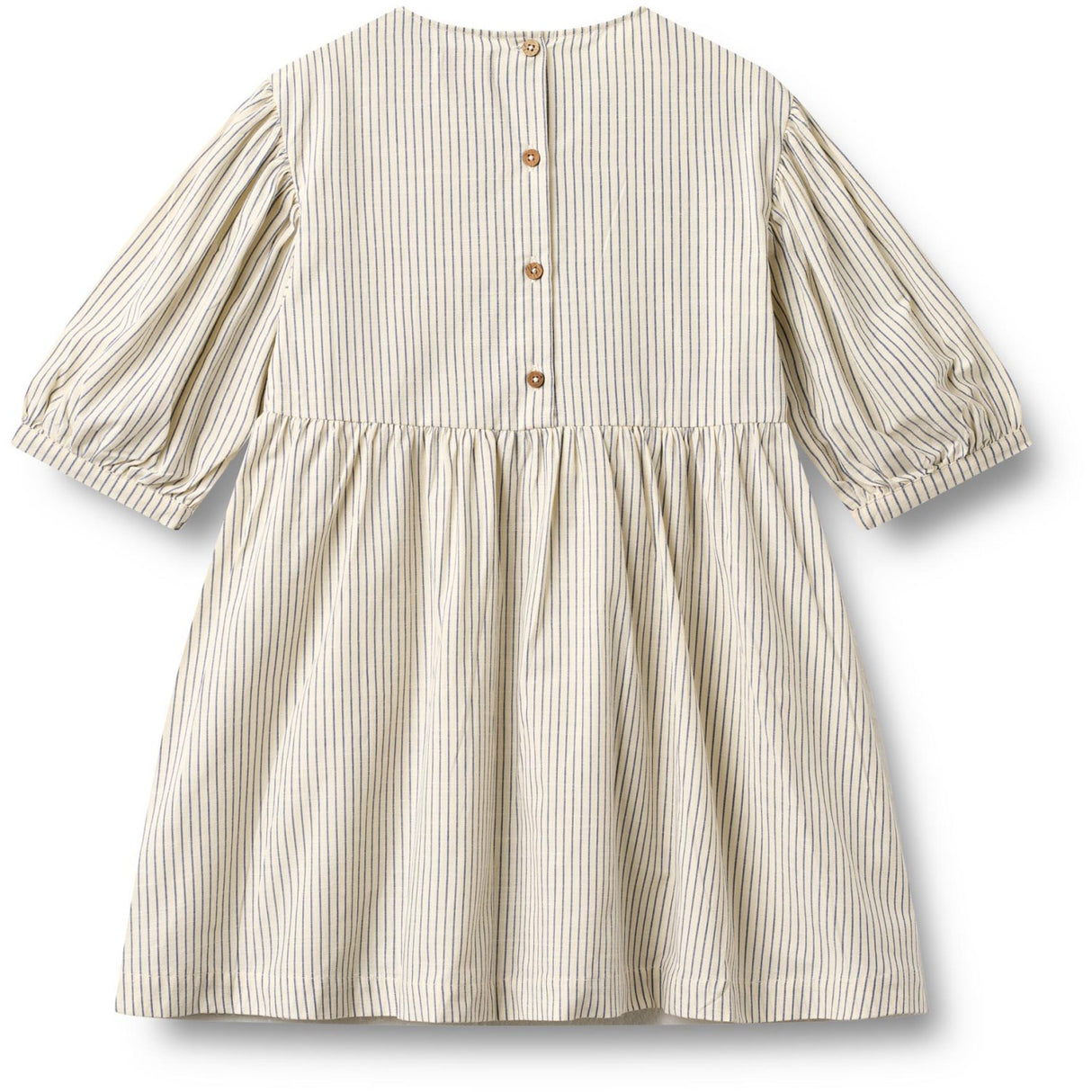 Wheat Dark Blue Stripe Kjole 3/4 Sleeve Magda