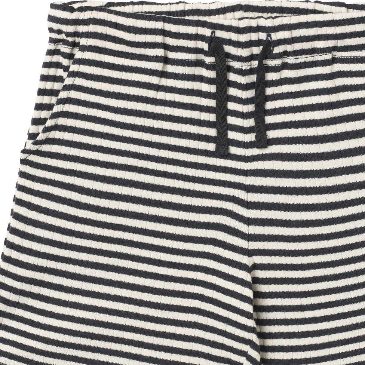 Wheat Navy Rib Stripe Jersey Shorts Kalle