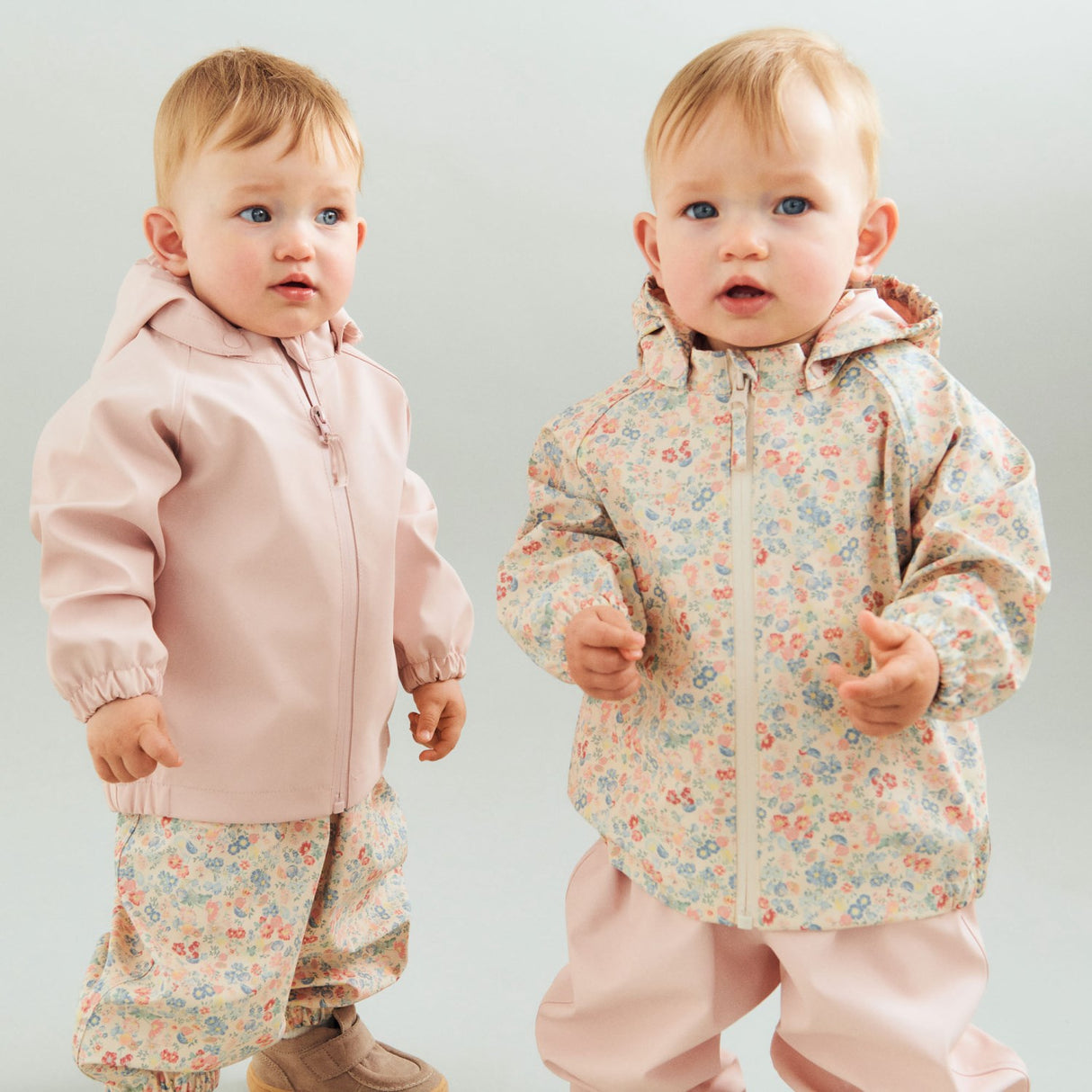 Wheat Flowers And Seashells Regntøj Charlo Overall