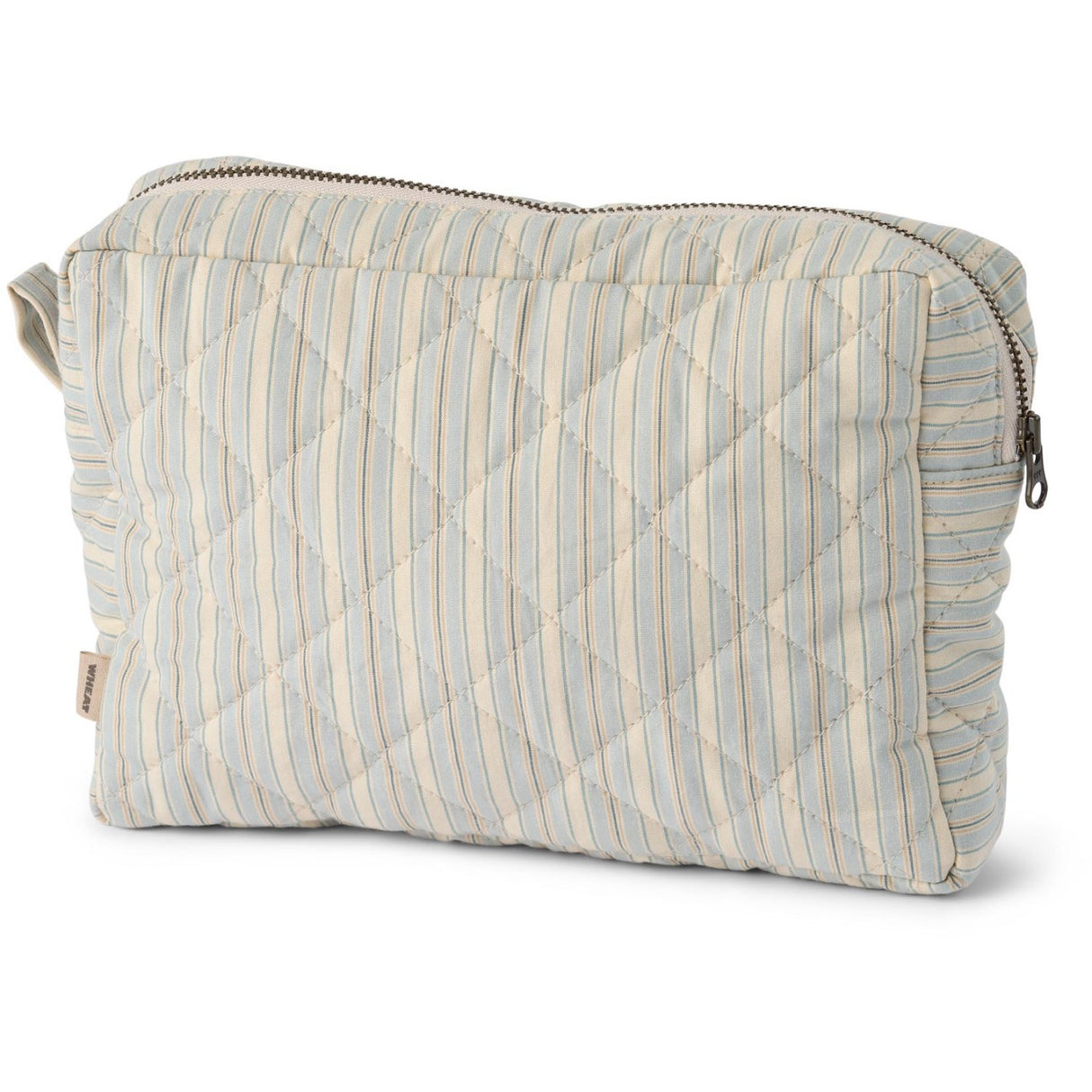 Wheat Blue Ocean Stripe Wash Taske Small Ziggy