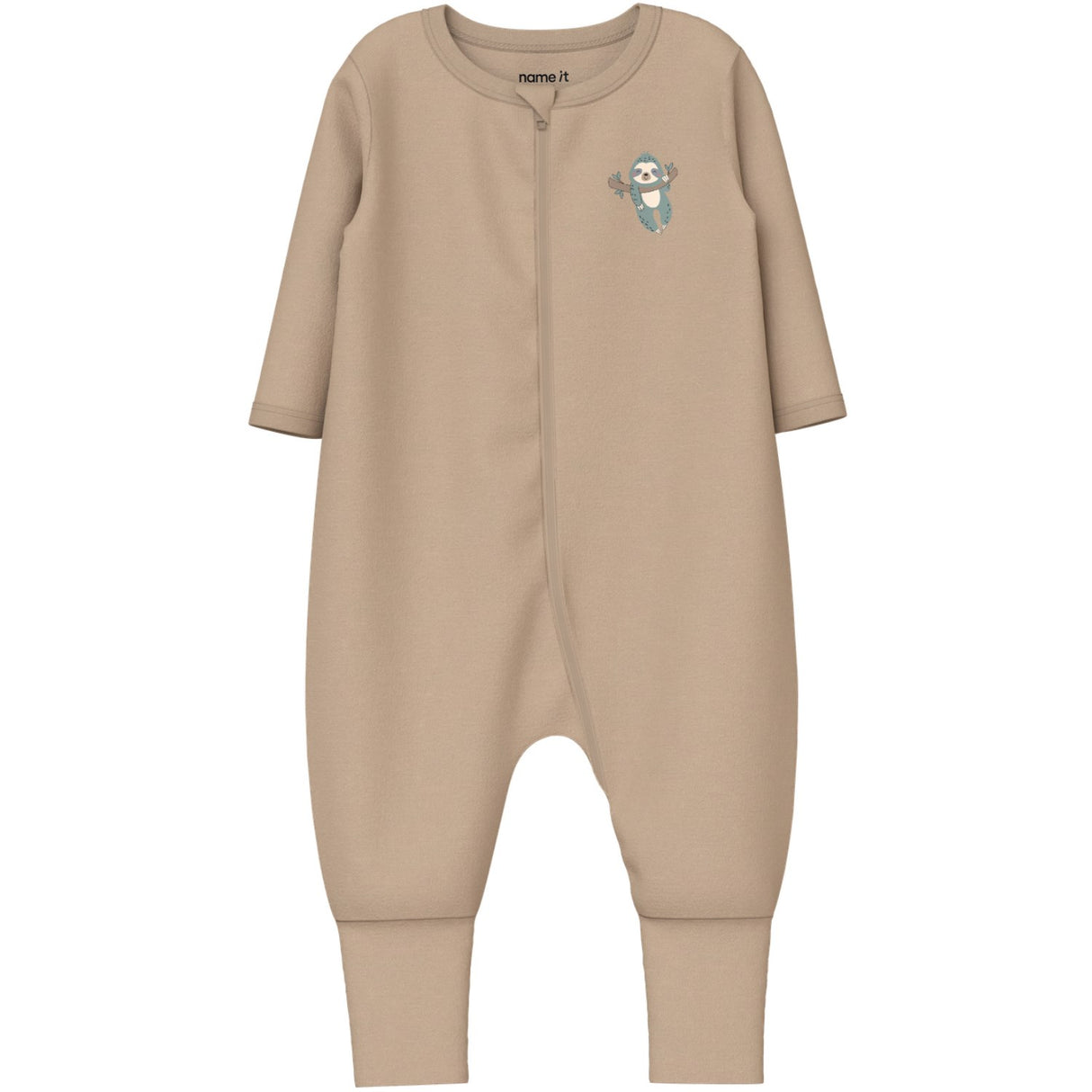 Name It Jet Stream Nbnnightsuit 2P Zip Ff Sloth Noos