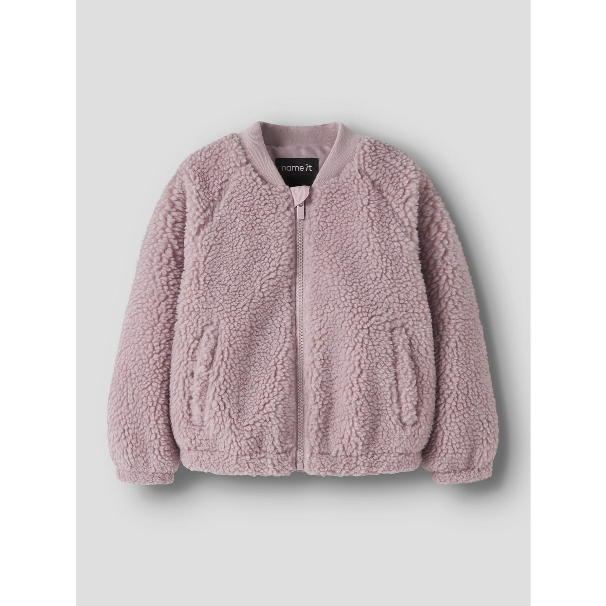 Name It Violet Ice Nmfmiffy Sherpa Jakke