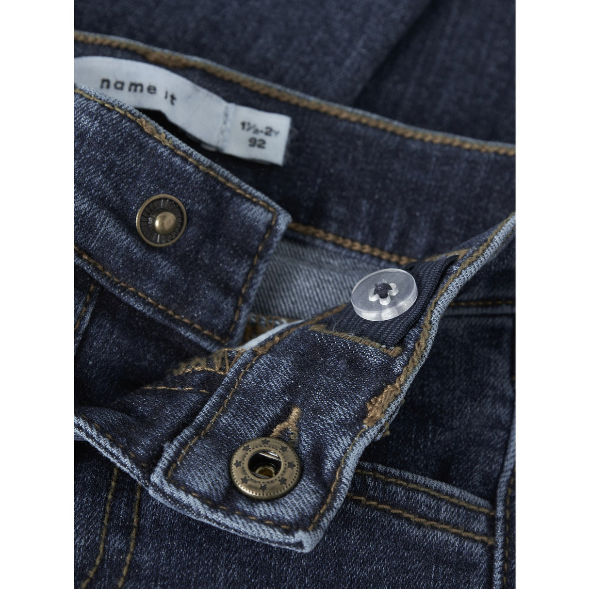 Name It Dark Blue Denim Nmfpolly Bootcut Jeans 8809-Md Tb