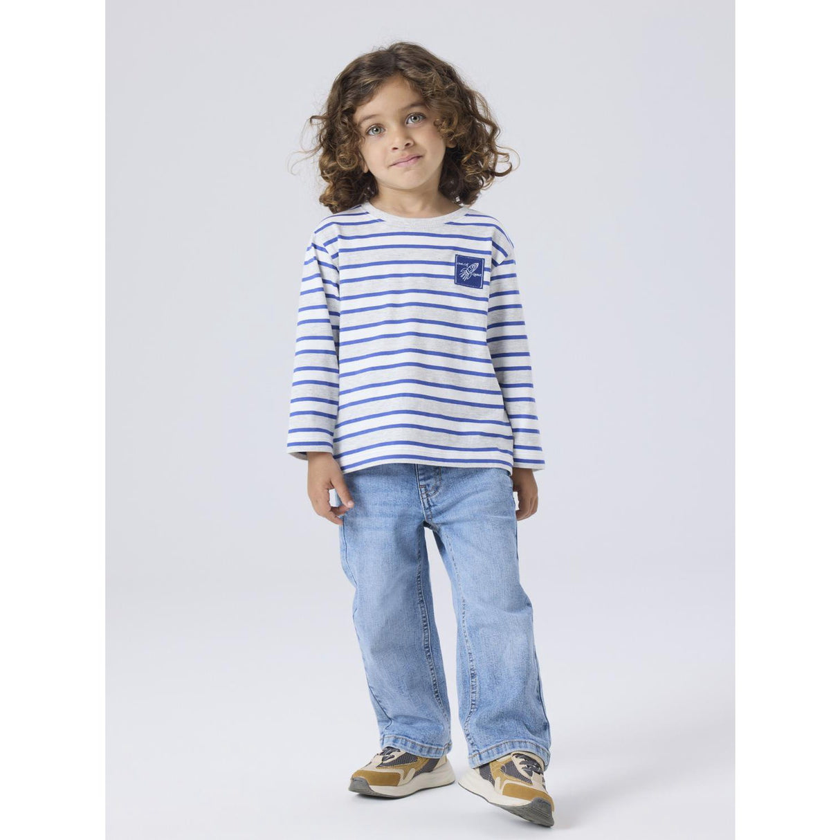 Name It Medium Blue Denim Nmmryan Straight Jeans 8809-Md Tb