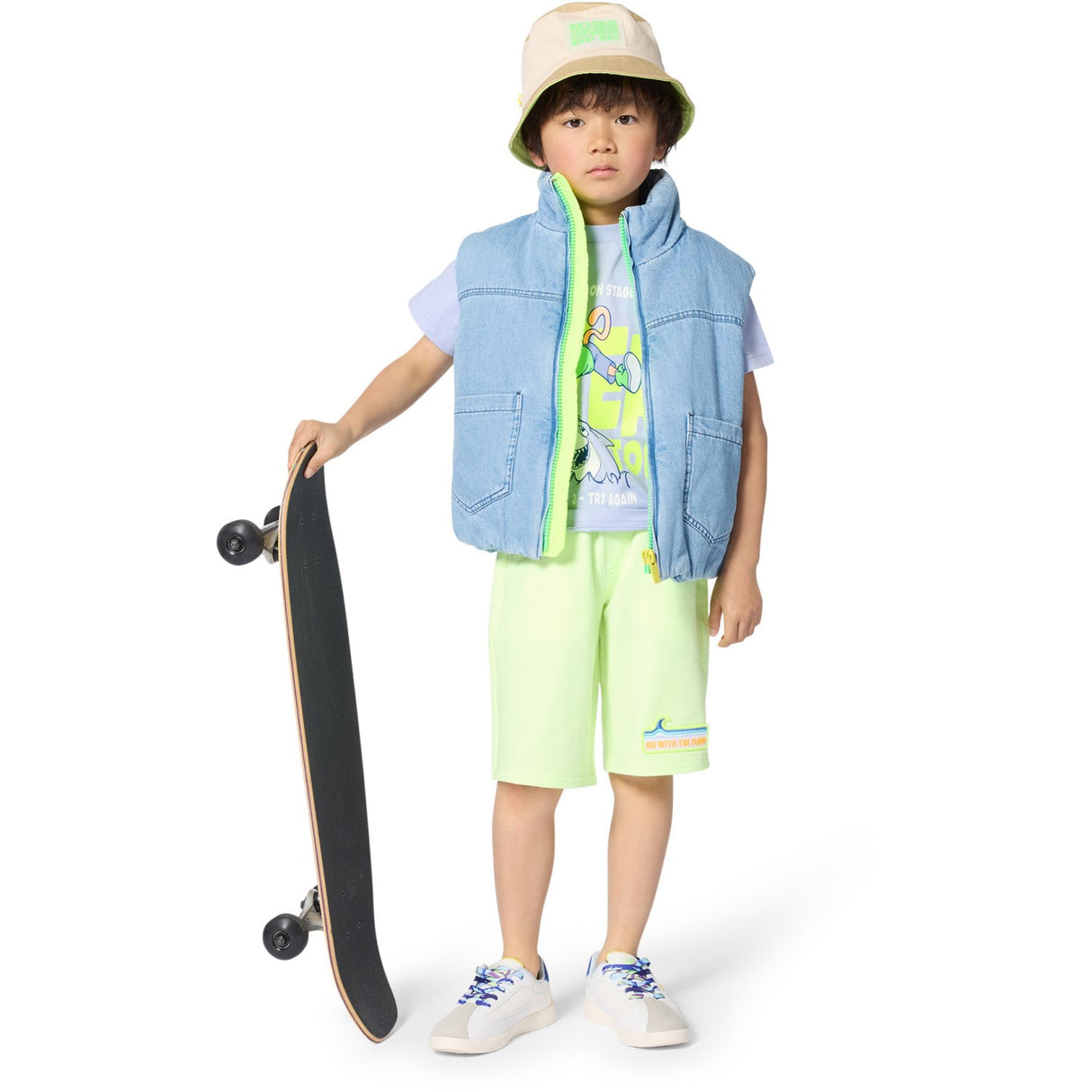 Billieblush Double Stone+Bleach Puffer Vest