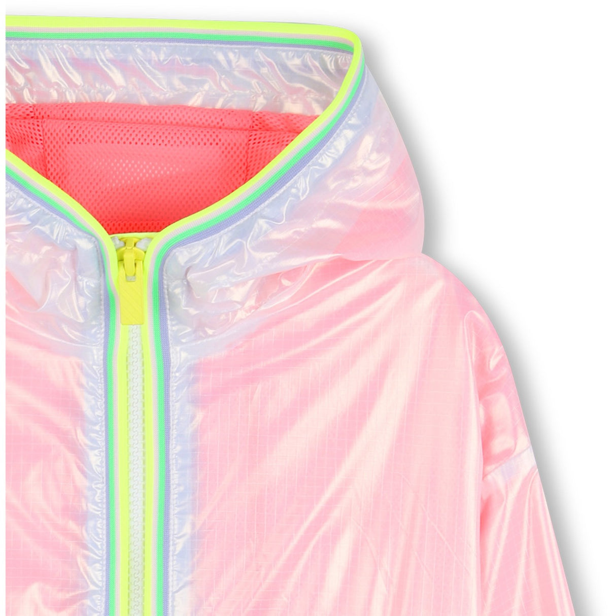 Billieblush White Hooded Windbreaker