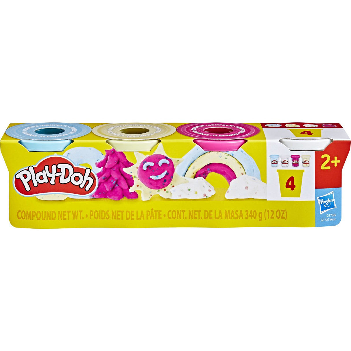 Play-Doh Specialitet 4 Pakke 340 G Konfetti Sjov