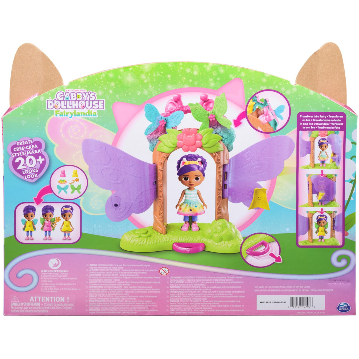 Gabby's Dollhouse Fe Magi Afslørings-sæt