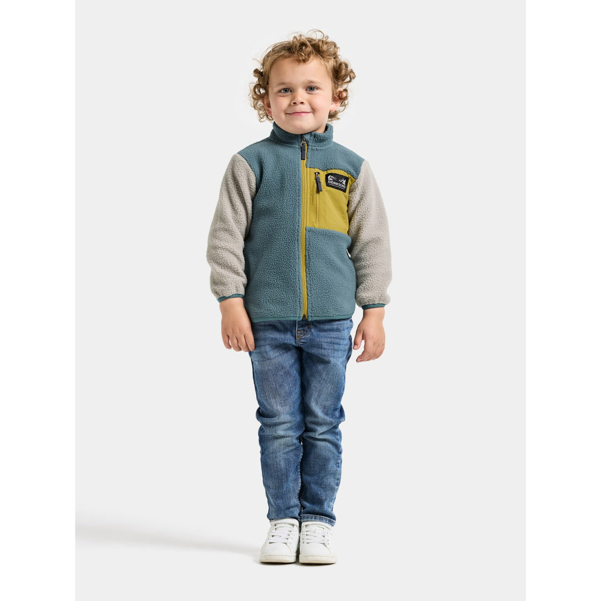 Didriksons Factory Blue Anten Kids Fullzip