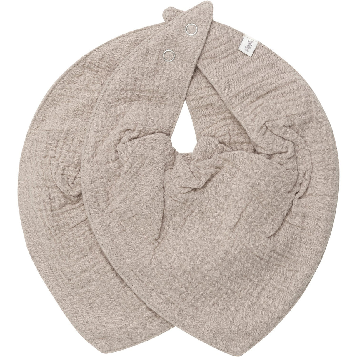 Pippi Mocha Meringue Savlesmæk Muslin (2-Pack)