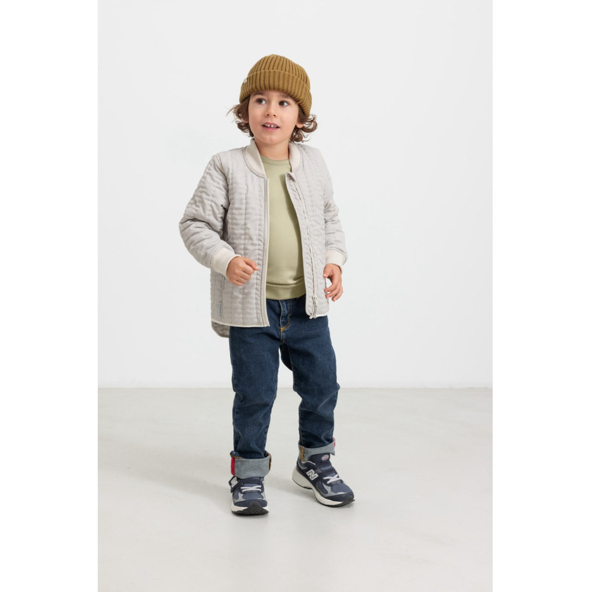 MarMar Thermo Dark Brown Stripe Orry Jakke