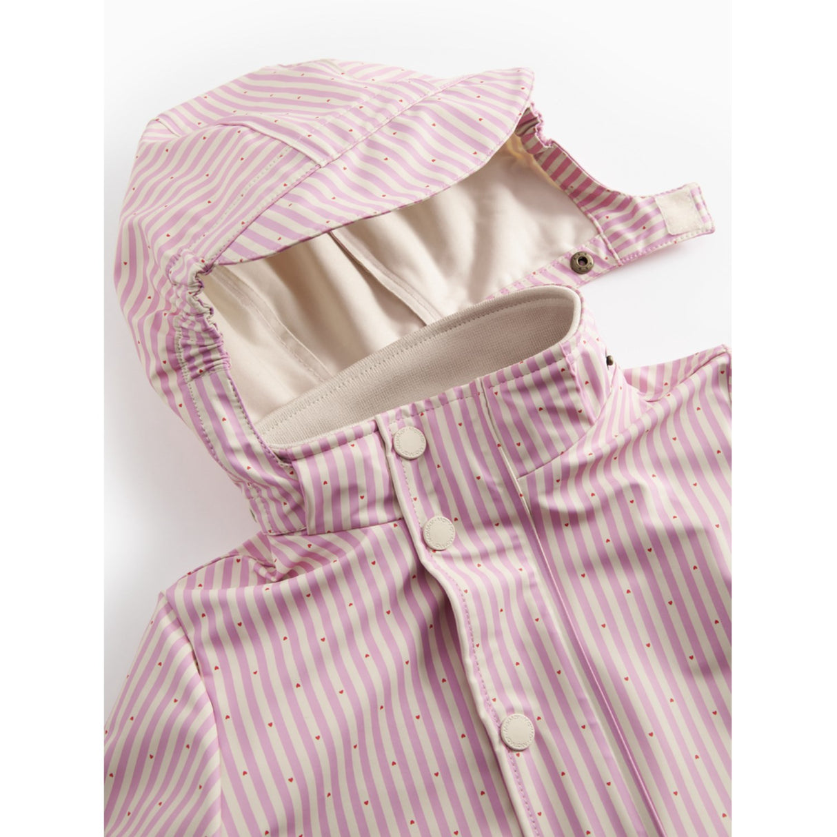 MarMar Rainwear Pink Stripe October Jakke