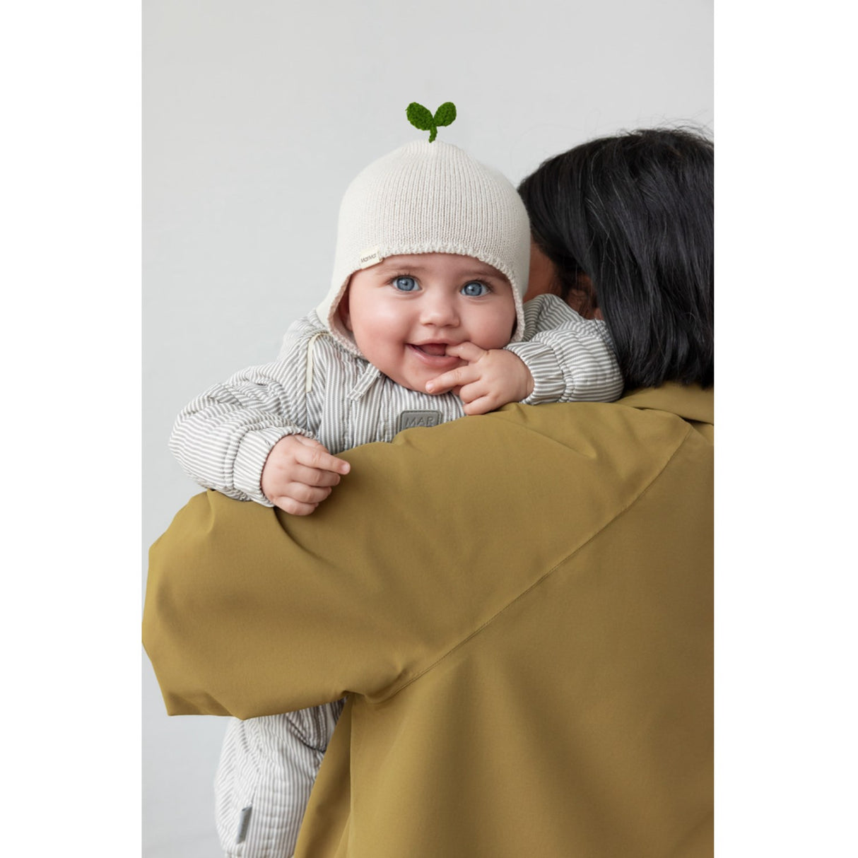 MarMar Cotton Knit Plain Moon Grey Aly Baby Sprout Hue