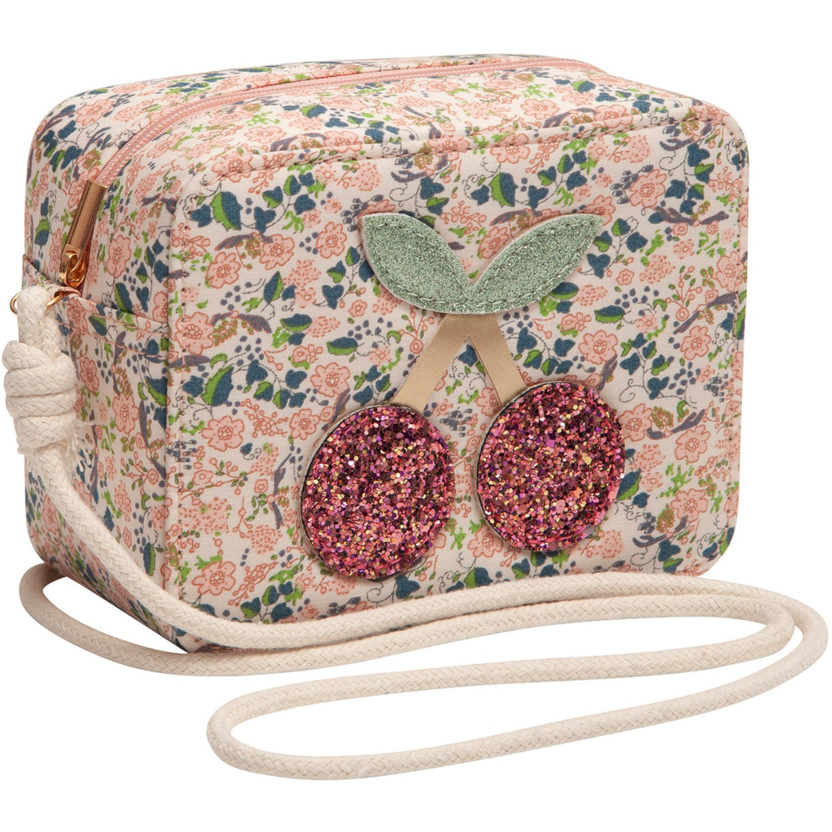 Mimi & Lula Skuldertaske - Floral Cherries Florence