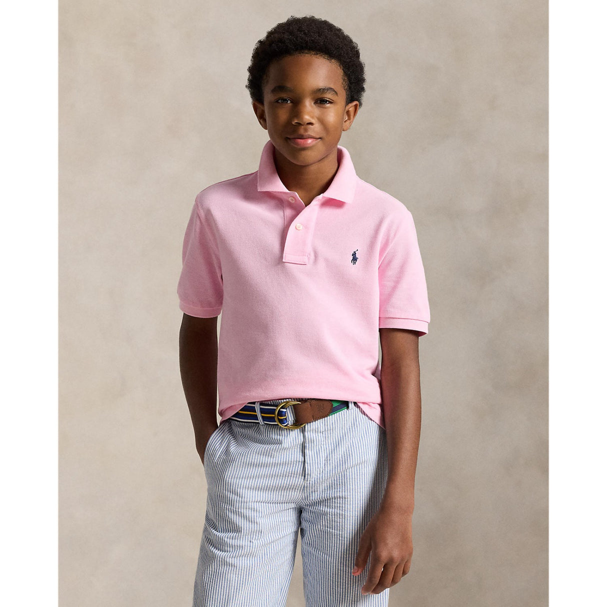 Polo Ralph Lauren Carmel Pink Polo Skjorte