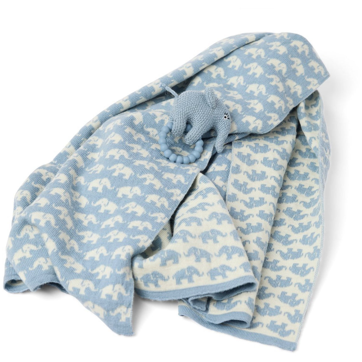 Smallstuff Light Blue Elephant Rangle