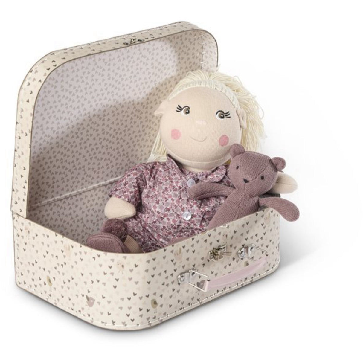 Smallstuff Hearts, Birds & Flowers Kuffert Sæt