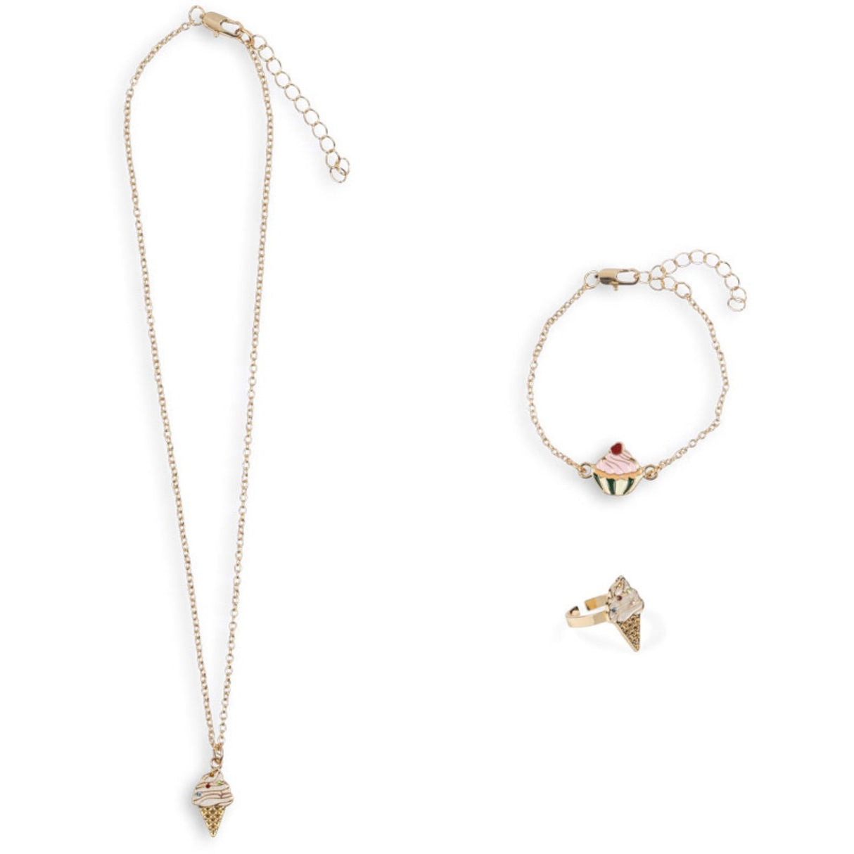 Konges Sløjd Gold Sweet Smykkesæt