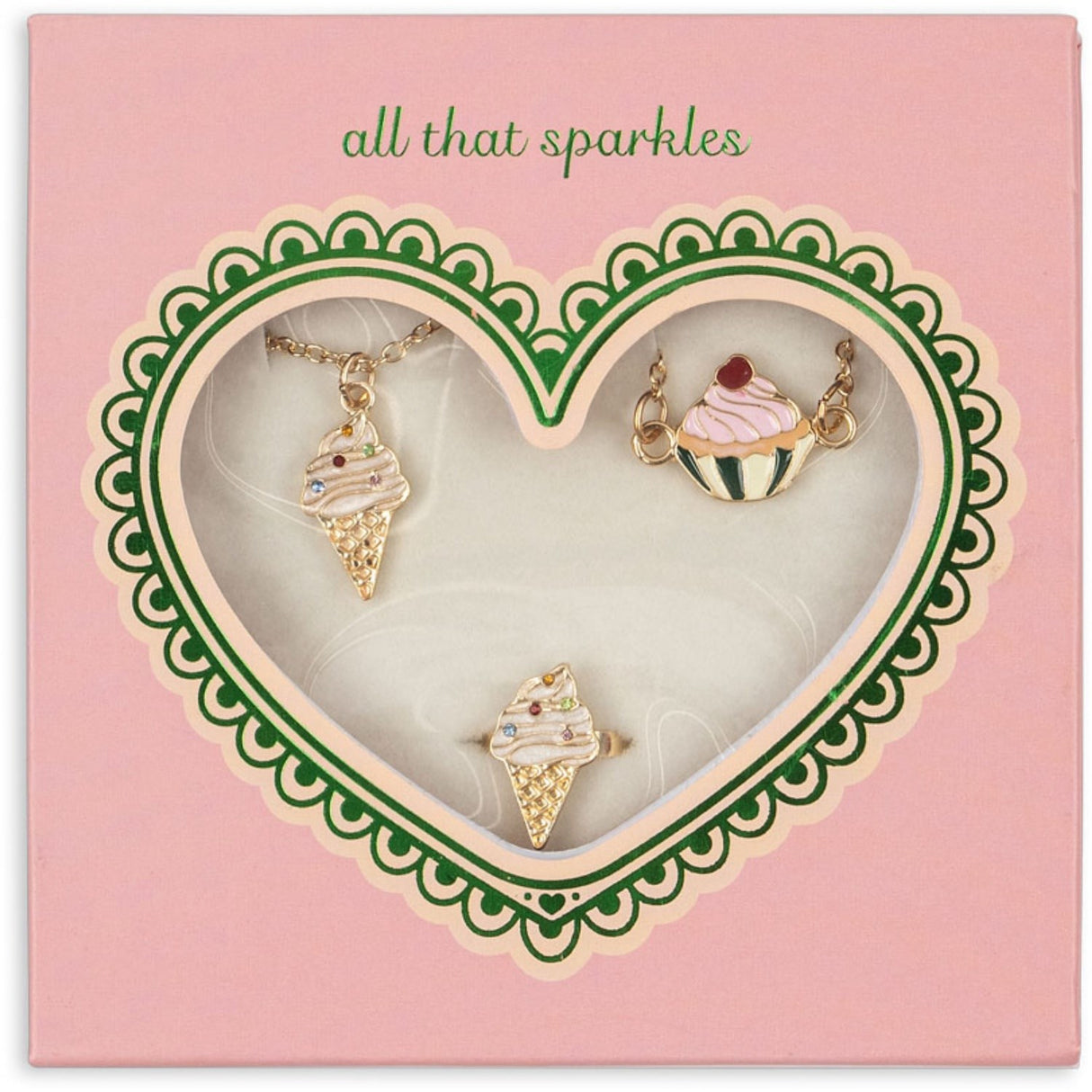 Konges Sløjd Gold Sweet Smykkesæt