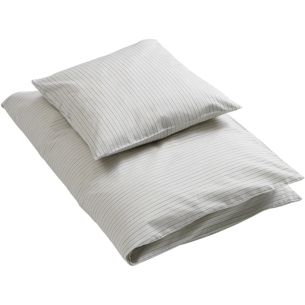 by KlipKlap Moon Grey Alfred Stripe Sengetøj