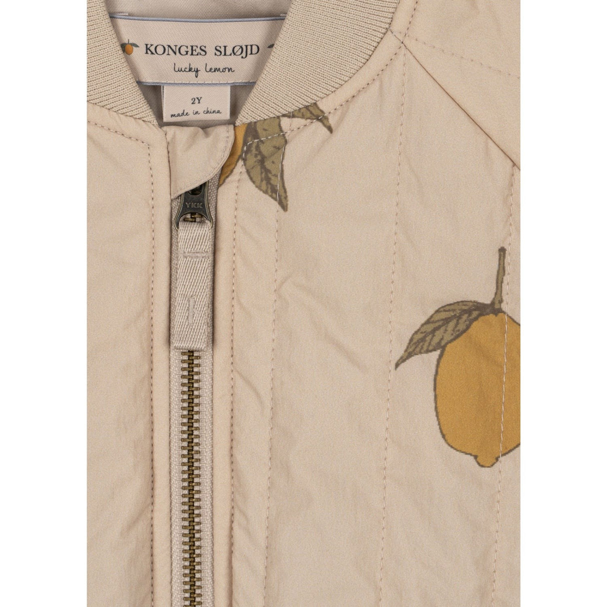Konges Sløjd Mon Grand Citron Juno Printed Bomber Termojakke