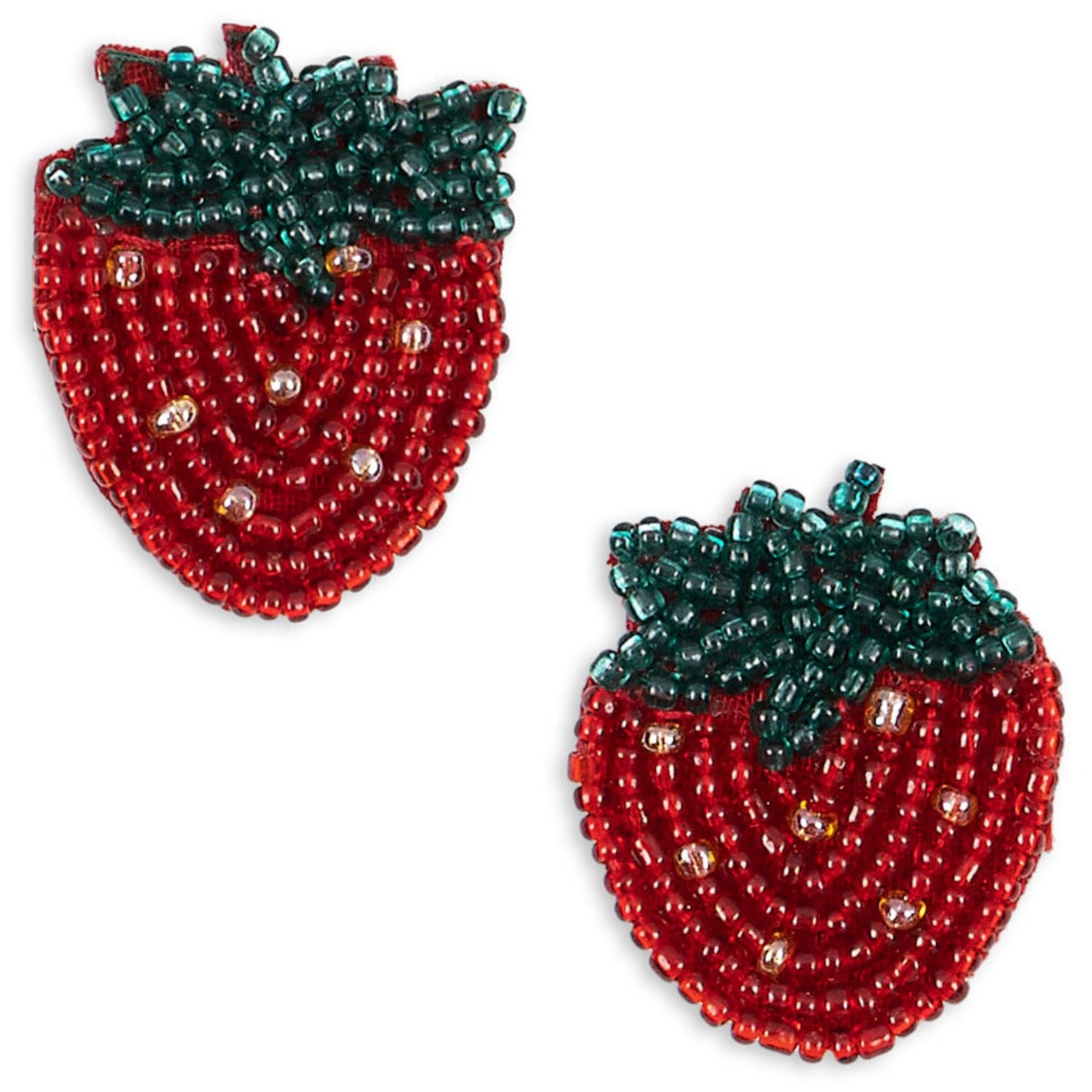 Konges Sløjd Strawberry 2 Pak Strawberry Beaded Hair Clip