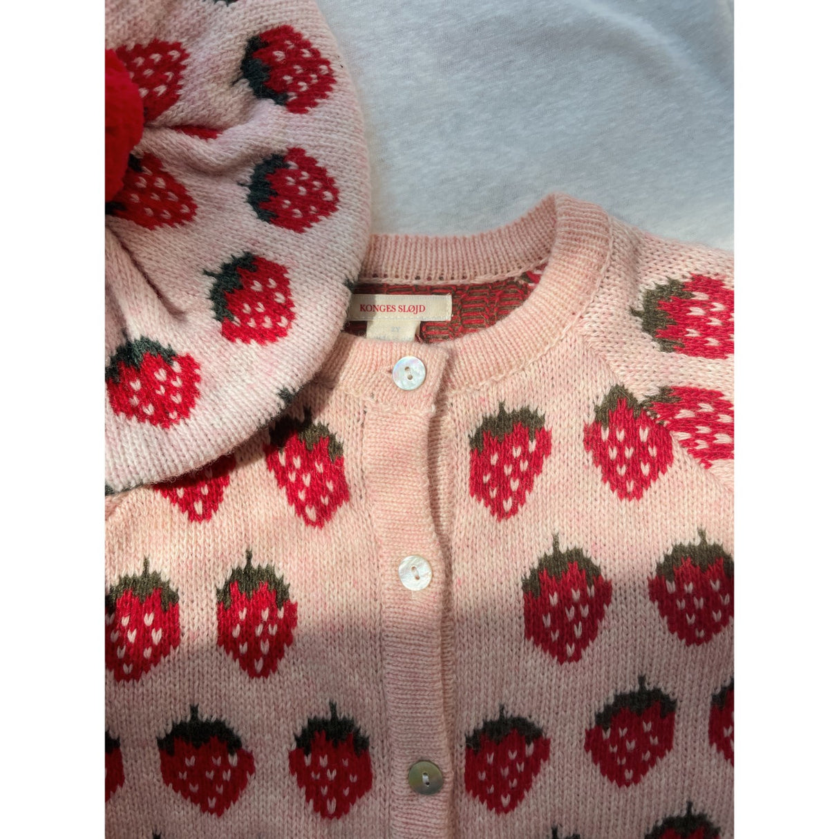 Konges Sløjd Strawberry Belou Strik Cardigan