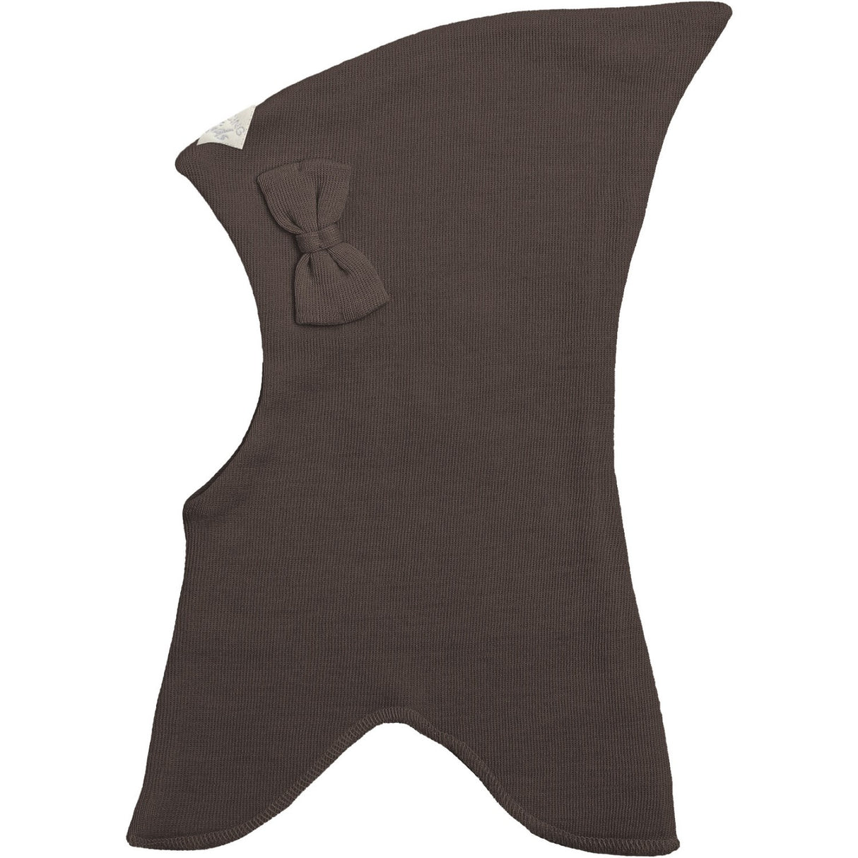 Racing Kids Nisse Elefanthue m. Sløjfe 3-lags Dark Plum Brown