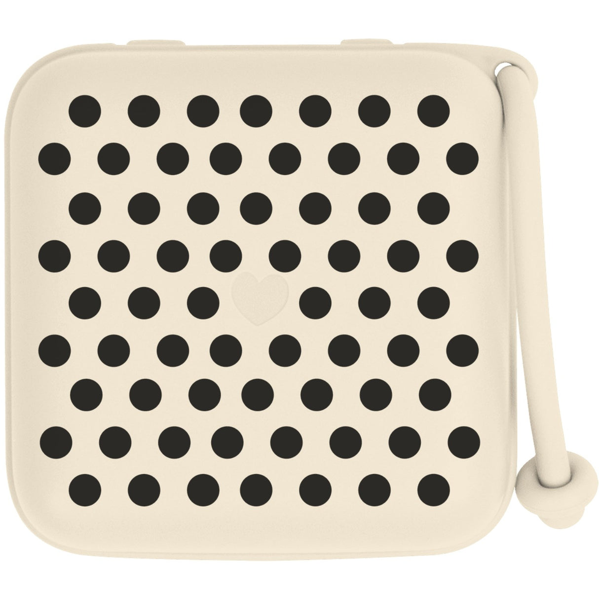 Bibs Ivory Black Studio Sutteboks Polka Ivory Black