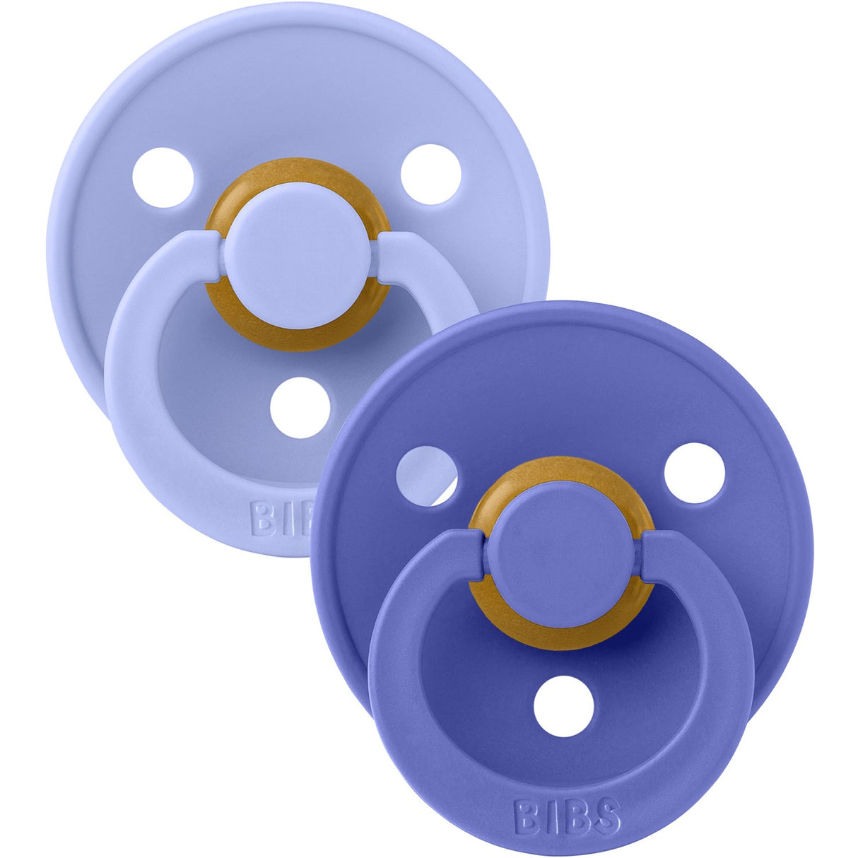Bibs Hush/Grape Sut Colour 2-Pak Latex