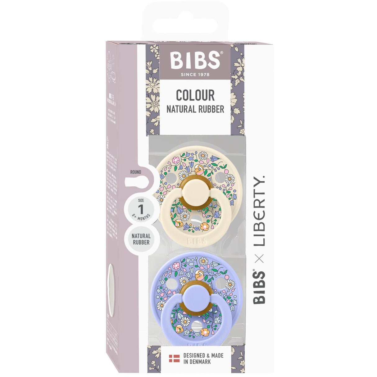 Bibs X Liberty Ivory Mix Sut Colour 2-Pak Chloe Meadow Latex