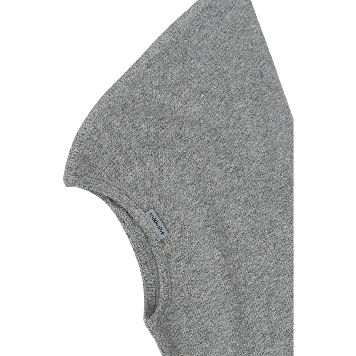 Mikk-Line Light Grey Melange Bomuld Fullface Tip