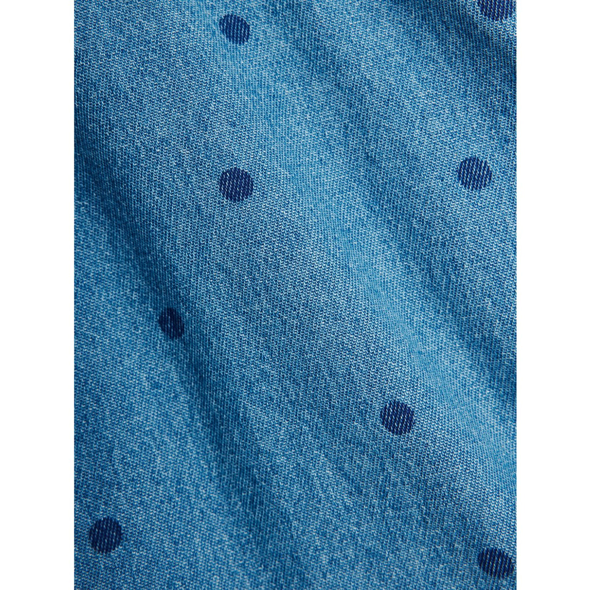 Mini Rodini Blue Lw Denim Dots AOP Ls Skjorte