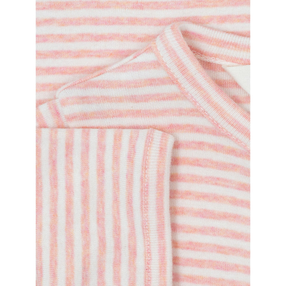 Serendipity Coral/Offwhite Baby Kort Dragt Stripe
