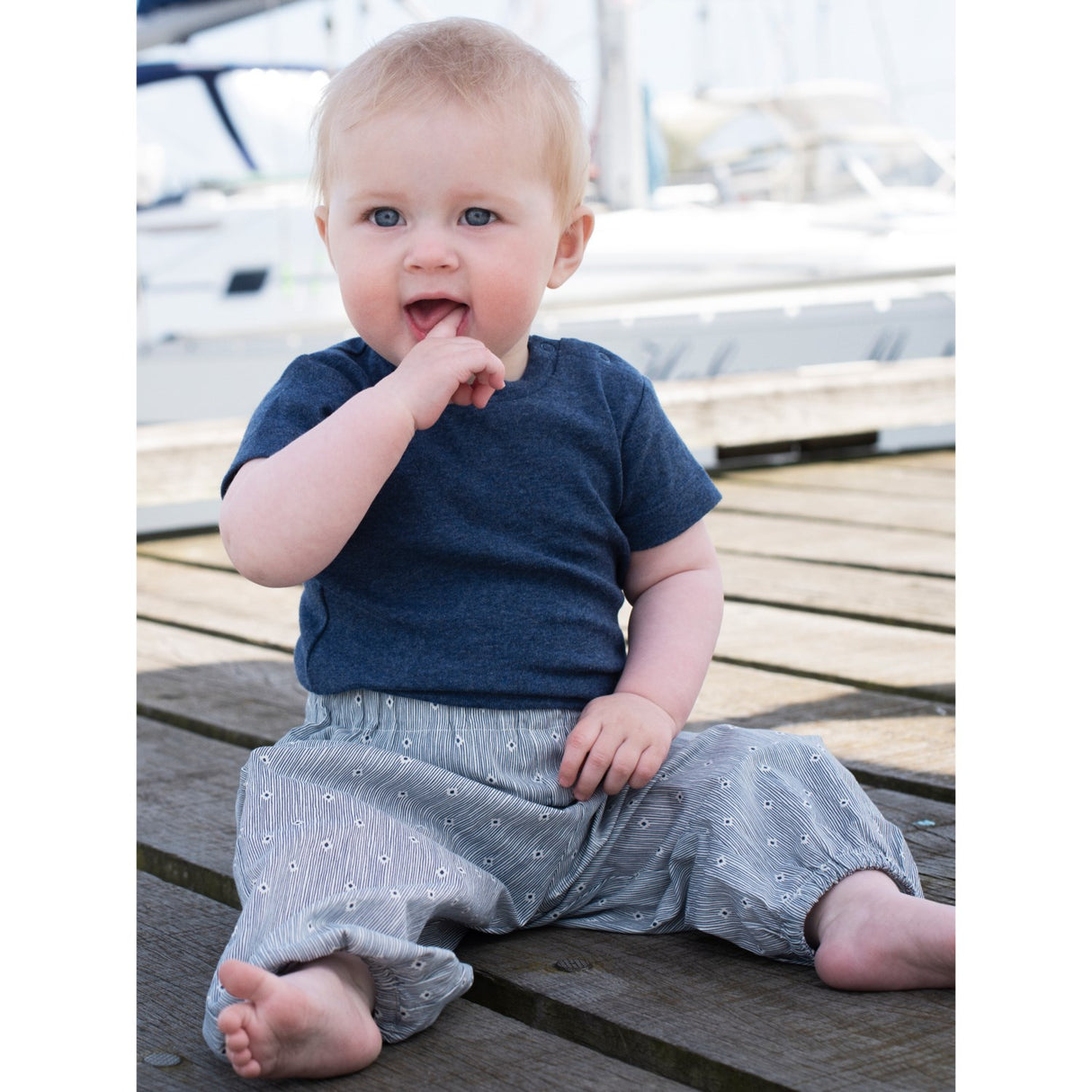 Serendipity Navy Baby Body Kort Sleeve